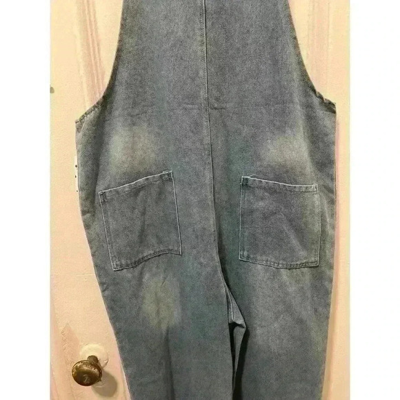 Girl's Youth Peacolate Blue Denim Jumpsuit Overalls NWT Size  13-14Y - Picture 8 of 13